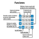 Bascula Electrónica Multifuncional, Capacidad 30Kg