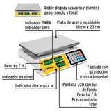Bascula Electrónica Multifuncional, Capacidad 40 kg