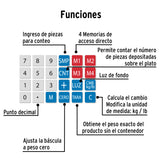 Bascula Electrónica Multifuncional, Capacidad 40 kg