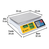 Bascula Electrónica Multifuncional, Capacidad 40 kg