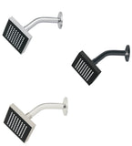 Regaderas Cuadradas de ABS 4" Disponible en Color Cromo, Negro Mate y Satín (Modelo a Elegir)