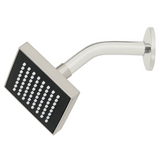 Regaderas Cuadradas de ABS 4" Disponible en Color Cromo, Negro Mate y Satín (Modelo a Elegir)