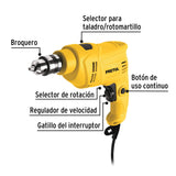 Rotomartillo 3/8" de 550 W en Color Amarillo