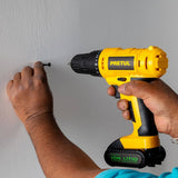 Taladro Inalambrico 3/8" 12 V Color Amarillo