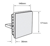 Reflector de Exterior en Luz Blanca de 30 W Acabado Negro
