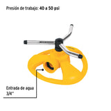 Aspersor Giratorio de 3 Brazos con Base Plástica