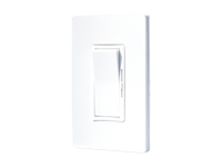 Atenuador de Luz con Placa Vertical en Acabado Blanco