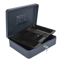 Caja Color Gris para Dinero de 30cm en Acabado Acero