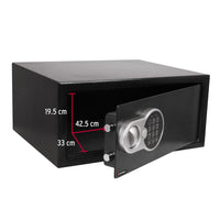 Caja de Seguridad Electrónica para Laptop en Color Negro