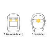 Careta Electrónica para Soldar, Sombra 9 a 13