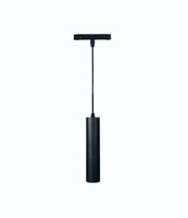 Cilindro Colgante LED para Riel Magnéticos en Color Negro Disponible en 20cm, 60cm y 80cm