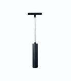 Cilindro Colgante LED para Riel Magnéticos en Color Negro Disponible en 20cm, 60cm y 80cm