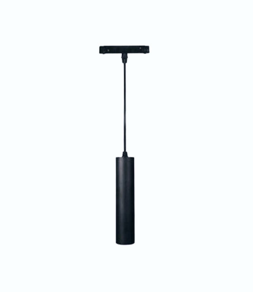 Cilindro Colgante LED para Riel Magnéticos en Color Negro Disponible en 20cm, 60cm y 80cm