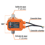 Control Automático de Presión de Bombas para Agua 180°