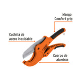 Cortador Profesional Tubo de Plástico, Corte 2 -1/2"
