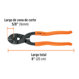 Cortapernos Profesional 8", a una Mano