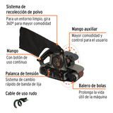 Lijadora de Banda 4 x 24” 1200W Industrial