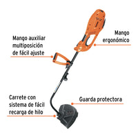 Desbrozadora Eléctrica 1000W Mango "D", "14" Corte