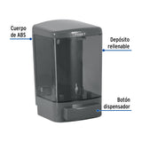 Dosificadores para Jabón Liquido en Acabado ABS Humo Translucido