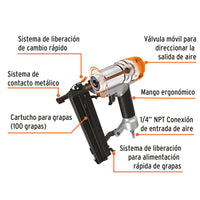 Engrapadora Neumática Calibre 18