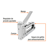 Engrapadora Tipo Pistola para 1/4",5/16", 3/8" con 200 Grapas