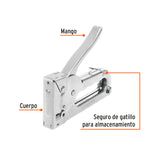 Engrapadora Tipo Pistola para 1/4" y 5/16" con 200 Grapas