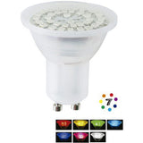 Foco LED RGB de 3W con Entrada GU10 Cambia de Color Automaticamente