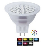 Foco LED RGB de 3W con Entrada MR16 Cambia de Color Automaticamente