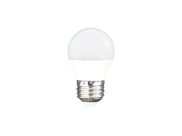 Foco LED Tipo Bulbo E26 de 4W en Luz Cálida