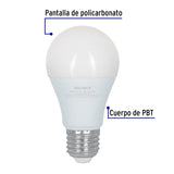 Foco LED Tipo Bulbo con 3 Niveles de Iluminación