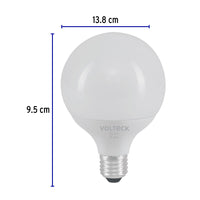 Foco LED Tipo Globo 8W en Luz de Día