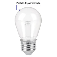 Foco LED sin Filamento de 1W en Luz Cálida