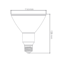 Foco LED de 15W Atenuable en Luz Cálida