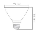 Foco LED de 10W Atenuable en Luz Cálida