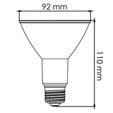 Foco LED de 10W Atenuable en Luz Cálida