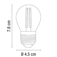 Foco LED Vintage Transparente de 4W