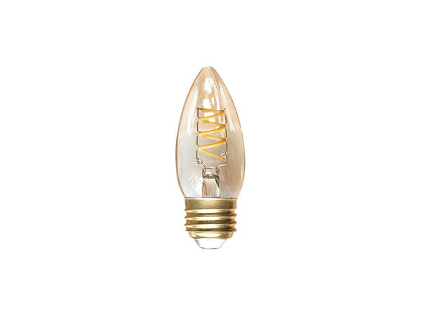 Foco Vintage LED Tipo Vela de 3W en Luz Cálida