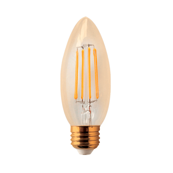 Foco Vintage Tipo Vela Entrada E26 LED
