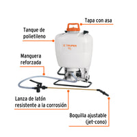 Fumigador de 15 L Manual de Mochila