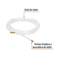 Guía de Nylon de 15m para Cable