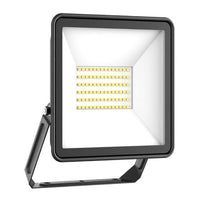 Reflector Led de Uso Exterior en Luz Cálida de 50 W en Acabado Negro