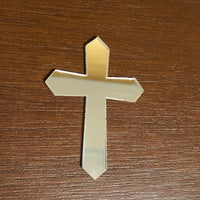 Cruz Chica de Acrilico Espejo