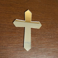 Cruz Chica de Acrilico Espejo