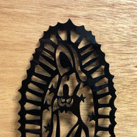 Virgen de Acrilico Negro
