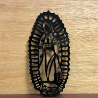 Virgen de Acrilico Negro