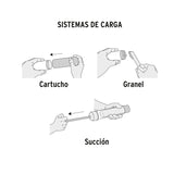 Inyectora de Grasa 14 oz, 8000 PSI con Grip Antiderrapante