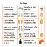 Juego de 15 Piezas para Compresor de Aire