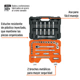 Juego de 36 Herramientas Cuadro 1/2" mm para Mecánico