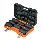Juego de 8 Dados Largos Cuadro 3/4 de Impacto 6 Puntas STD