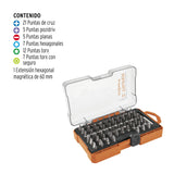 Juego de Puntas Mixtas, Largo 1", 58 Piezas